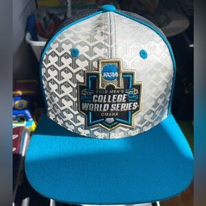 2016 NCAA College World Series OMAHA SnapBack Hat 10 YEAR ANNIVERSARY REFLECTIVE